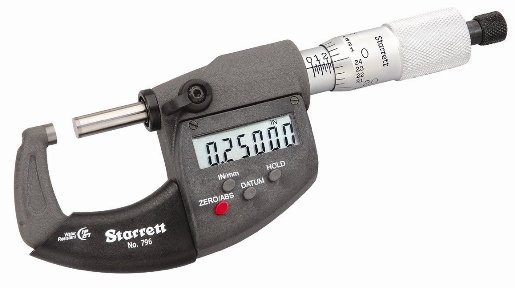          STARRETT® 1" DIGITAL Micrometer - USA MADE!