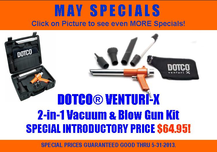 AIRCRAFT / AVIATION TOOLS - ON SALE! DOTCO VX-1KIT Vaccum Kit