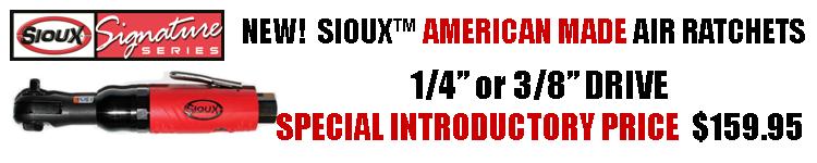 SIOUX SRW03S-25 & SRW03S-38 Air Ratchets - MADE IN THE USA and on SALE now!