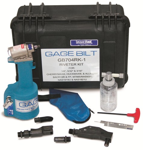 Gage Bilt Deluxe Powermax Installation Kit Brown Aviation Aircraft Tools