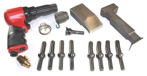 SET FOR .401 RIVET GUN AIRCRAFT TOOLS NEW 1/4 HI LOK COLLAR CUTTER  RIVET SNAP 